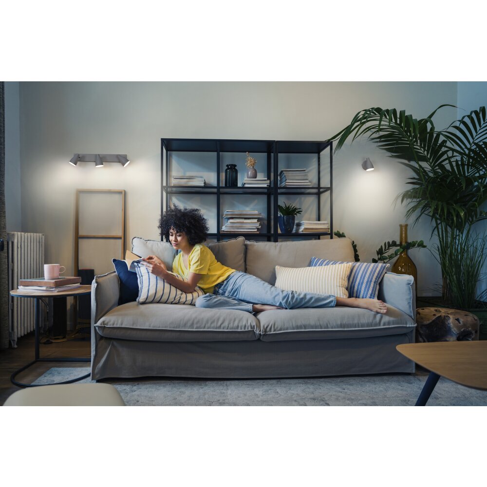 LEDVANCE Led Spot Deckenleuchte Grau, 2-flammig