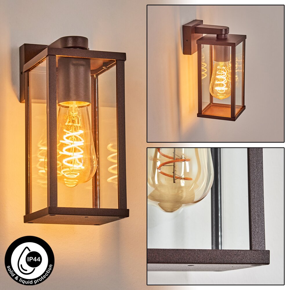 Tourega Außenwandleuchte Rostfarben, 1-flammig main product photo
