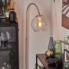 Koyoto Bogenlampe Glas 25 cm Messing, 1-flammig
