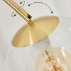 Koyoto Bogenlampe Glas 25 cm Messing, 1-flammig
