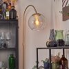 Koyoto Bogenlampe Glas 25 cm Messing, 1-flammig