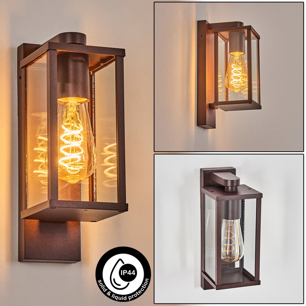 Tourega Außenwandleuchte Rostfarben, 1-flammig main product photo