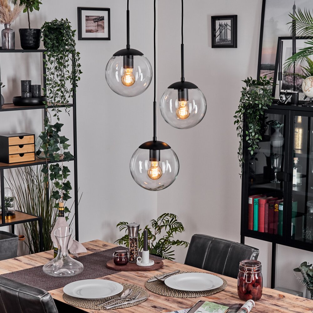 Gastor Hängeleuchte Glas 20 cm Klar, 3-flammig main product photo