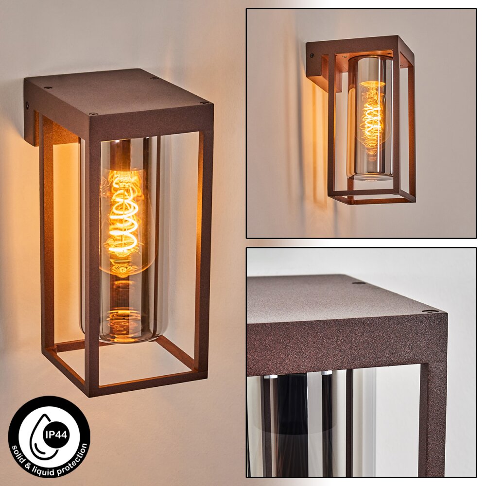 Lagarelhos Außenwandleuchte Rostfarben, 1-flammig main product photo