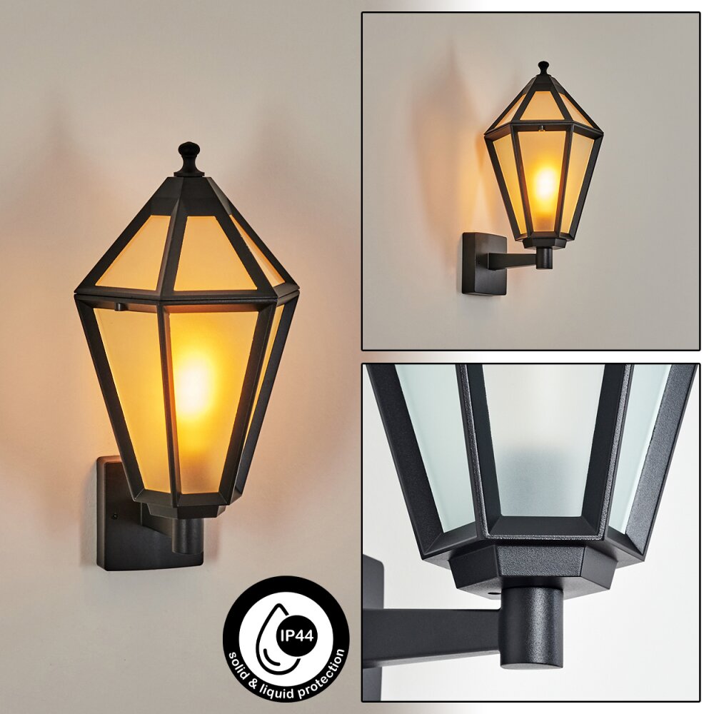 Falfosa Außenwandleuchte Schwarz, 1-flammig main product photo