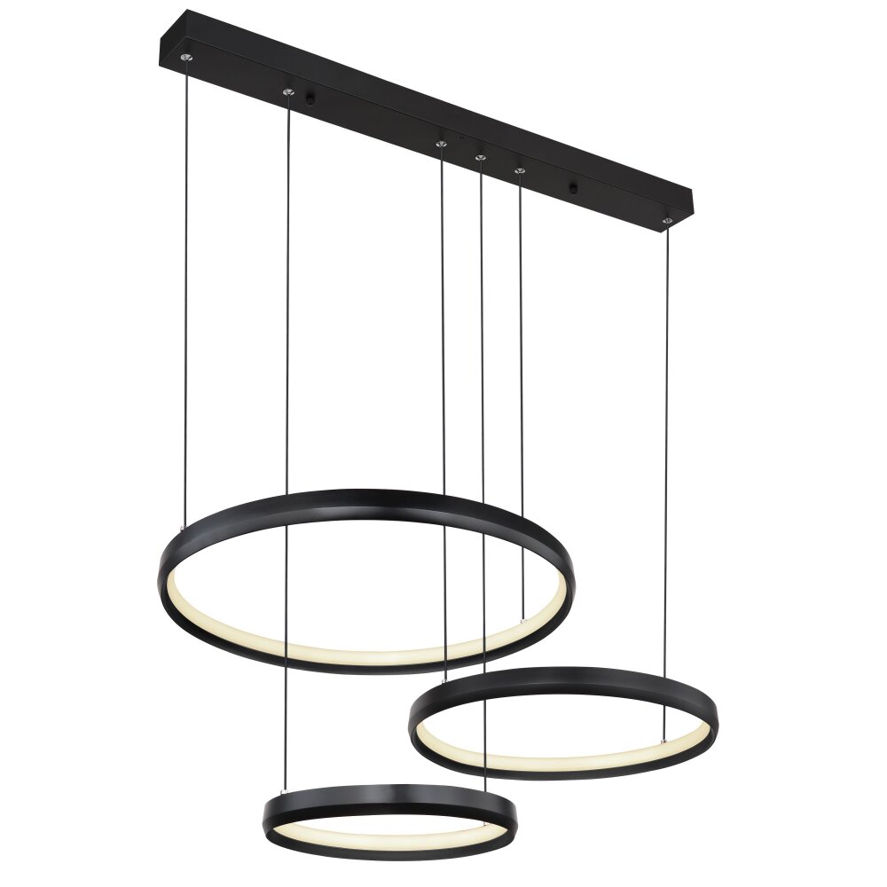 Globo HALLI Hängeleuchte LED Schwarz, 1-flammig main product photo