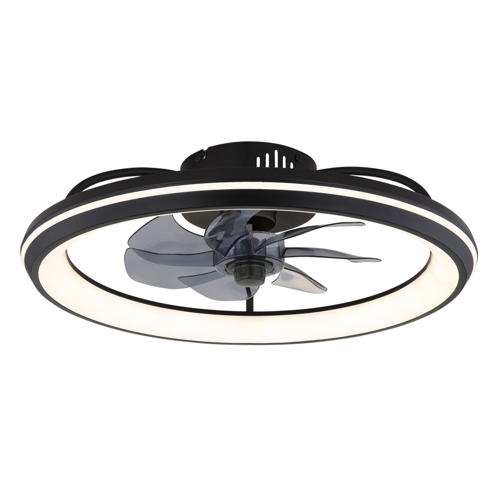 Globo Celeste Deckenventilator LED Schwarz, 1-flammig, Fernbedienung main product photo