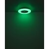 Globo Alva Deckenventilator LED Weiß, 1-flammig, Fernbedienung, Farbwechsler