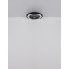 Globo Blizzak Deckenventilator LED Schwarz, 1-flammig, Fernbedienung