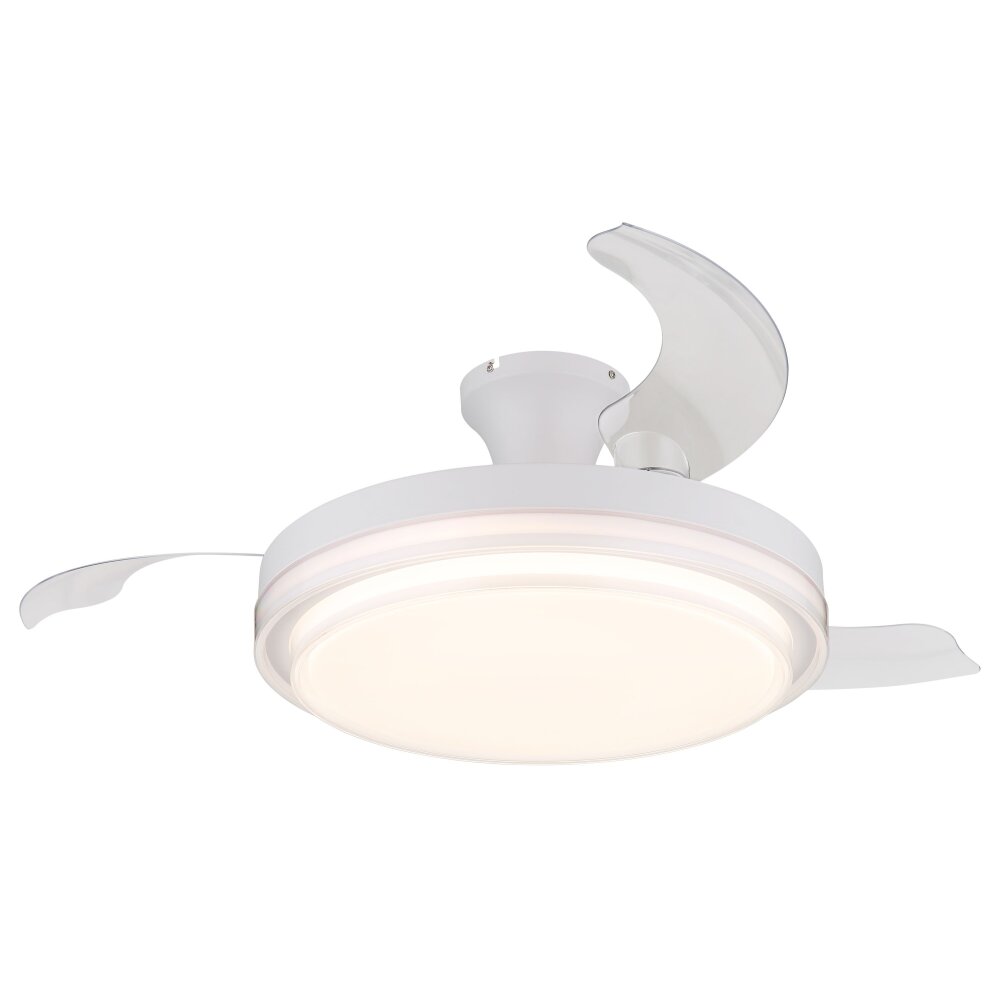 Globo Beliz Deckenventilator LED Weiß, 1-flammig, Fernbedienung main product photo