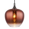 Globo Maxy Hängeleuchte Chrom, Schwarz, 1-flammig