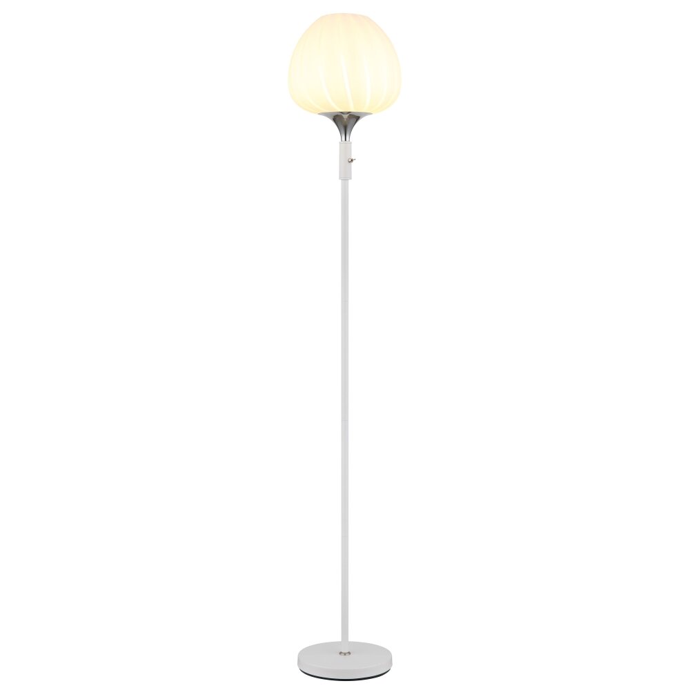 Globo Maxy Stehleuchte Chrom, Weiß, 1-flammig main product photo