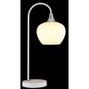 Globo Maxy Tischleuchte Chrom, Weiß, 1-flammig Globo Maxy Tischleuchte Chrom, Weiß, 1-flammig