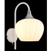 Globo Maxy Wandleuchte Chrom, Weiß, 1-flammig Globo Maxy Wandleuchte Chrom, Weiß, 1-flammig