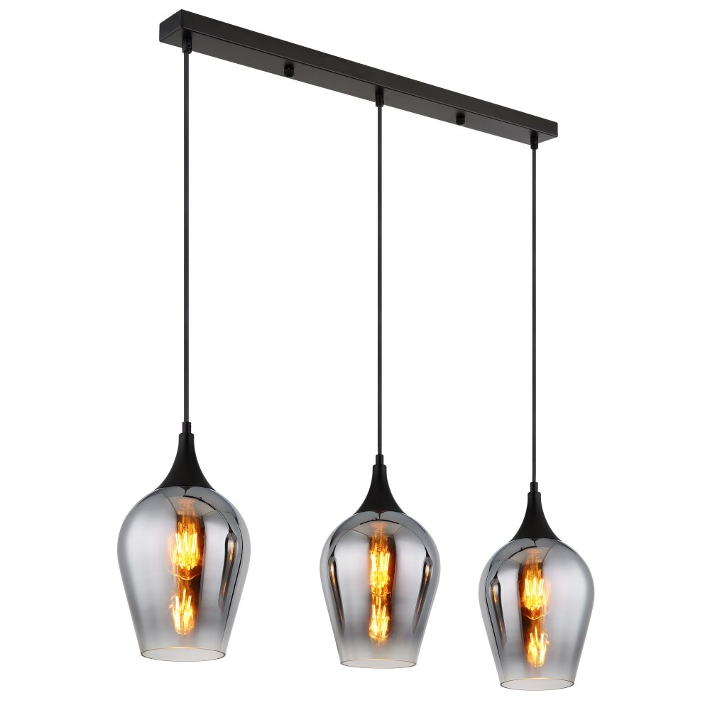 Globo Lavus Hängeleuchte Schwarz, 3-flammig main product photo