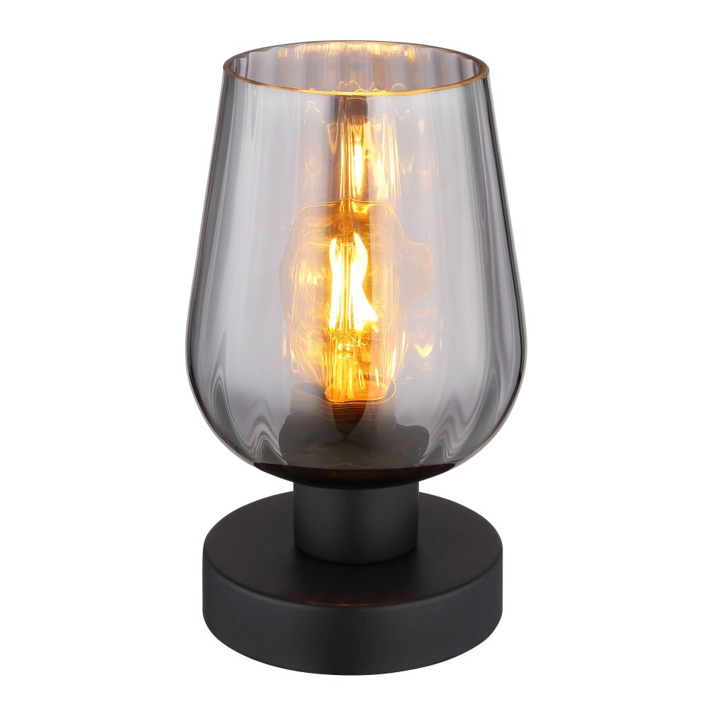 Globo Ryan Tischleuchte Schwarz, 1-flammig main product photo