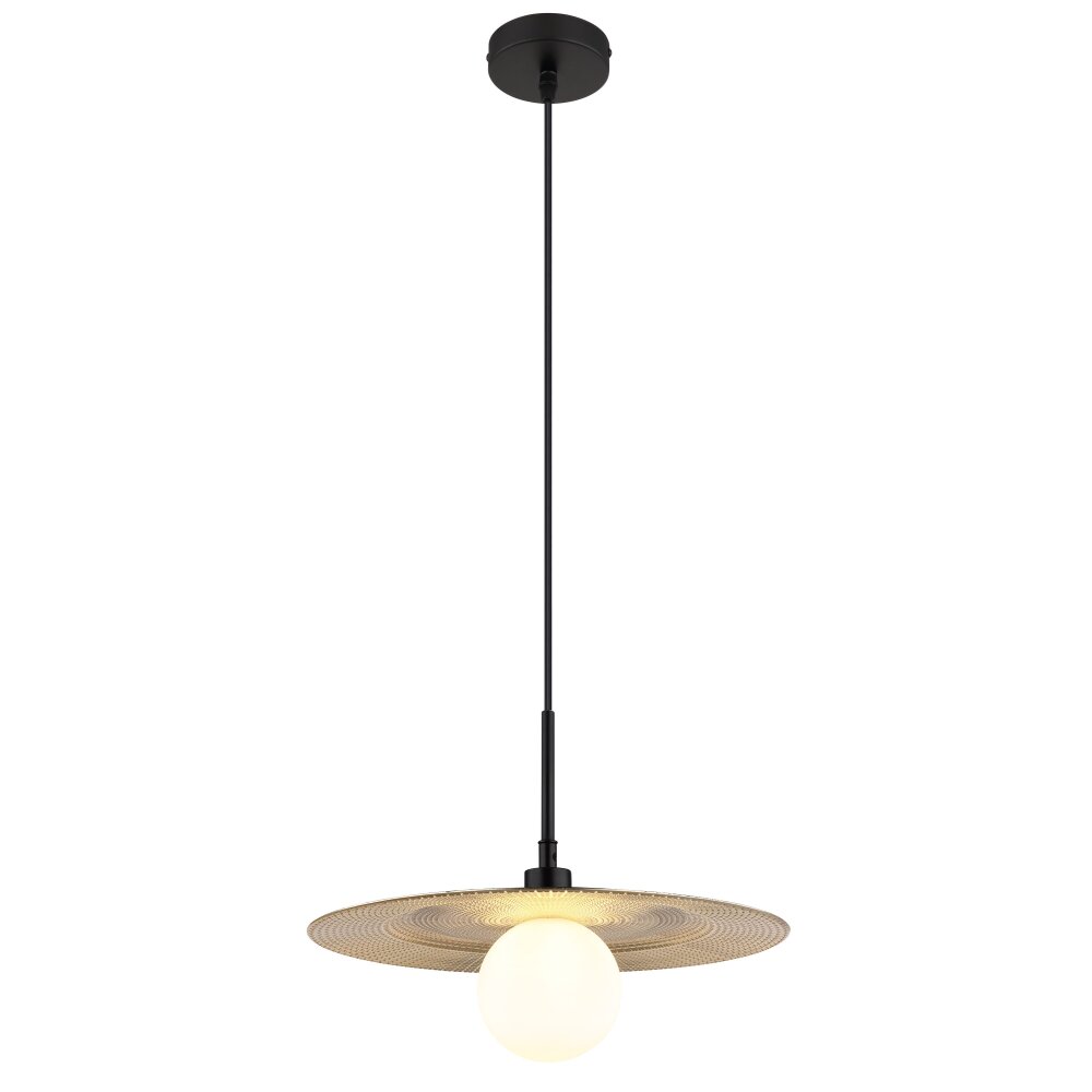 Globo Riga Hängeleuchte Schwarz, 1-flammig main product photo