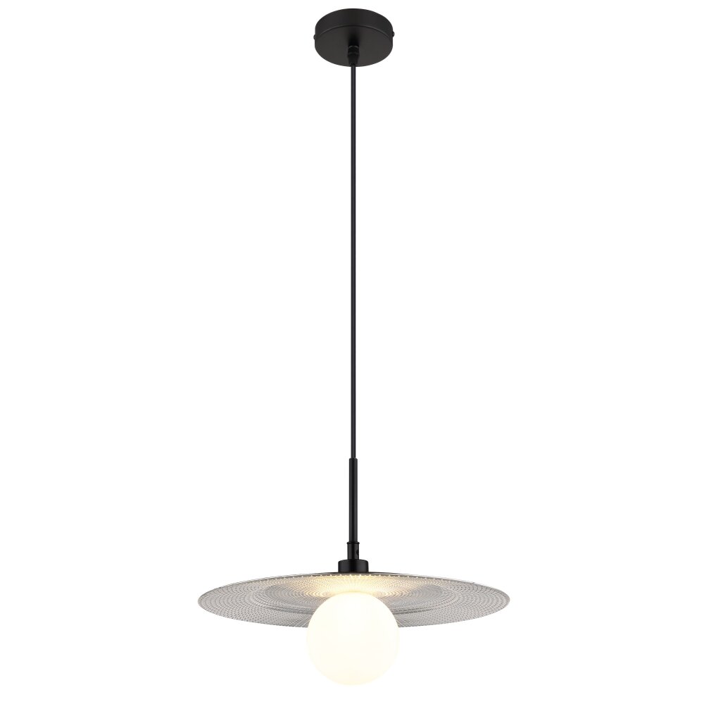 Globo Riga Hängeleuchte Schwarz, 1-flammig main product photo