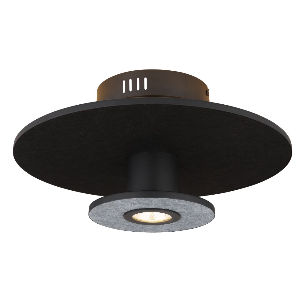 Globo Carter Deckenleuchte LED Schwarz, 1-flammig main product photo
