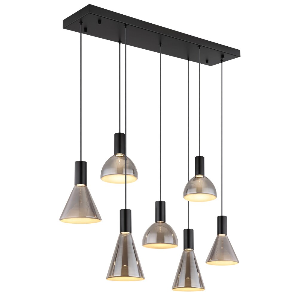 Globo Labora Hängeleuchte LED Schwarz, 1-flammig main product photo