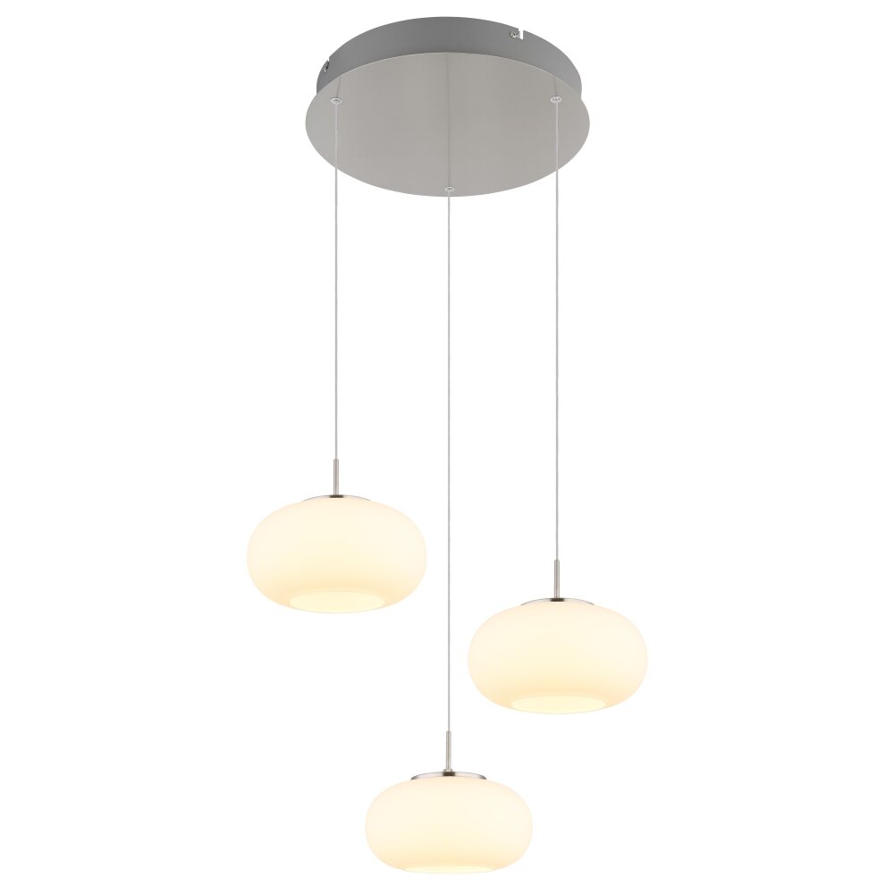Globo Quintara Hängeleuchte LED Nickel-Matt, 1-flammig main product photo