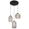 Globo Fluoro Hängeleuchte LED Schwarz, 1-flammig Globo Fluoro Hängeleuchte LED Schwarz, 1-flammig