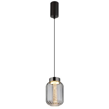 Globo Fluoro Hängeleuchte LED Schwarz, 1-flammig Globo Fluoro Hängeleuchte LED Schwarz, 1-flammig