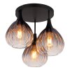 Globo Olsen Deckenleuchte Schwarz, 3-flammig Globo Olsen Deckenleuchte Schwarz, 3-flammig