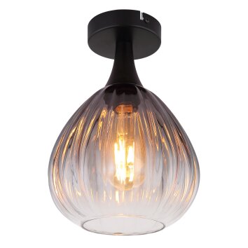 Globo Olsen Deckenleuchte Schwarz, 1-flammig Globo Olsen Deckenleuchte Schwarz, 1-flammig