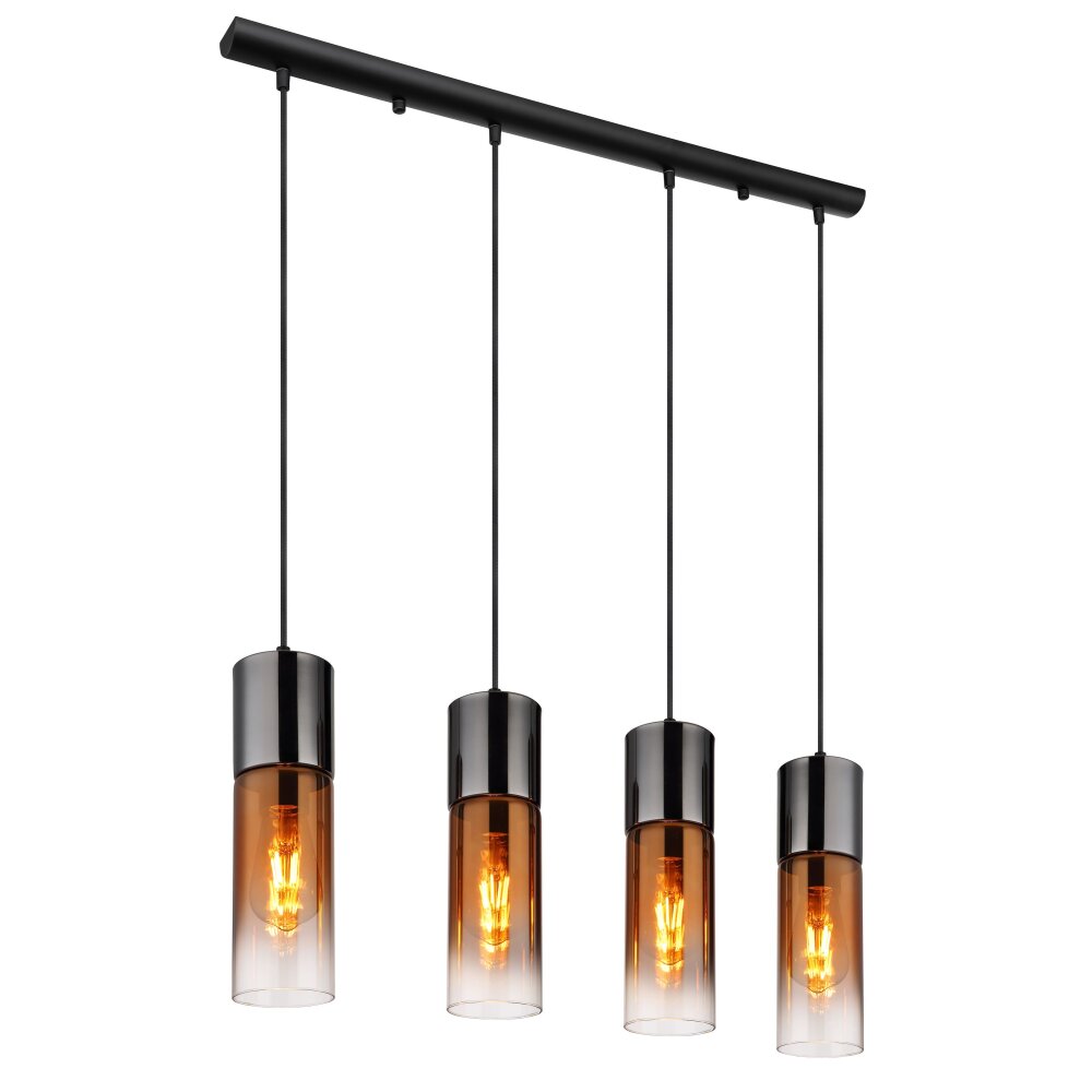 Globo Annika Hängeleuchte Schwarz, 4-flammig main product photo