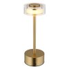 Globo Shira Tischleuchte LED Messing, 1-flammig