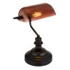 Globo Antique Tischleuchte Schwarz, 1-flammig