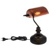 Globo Antique Tischleuchte Schwarz, 1-flammig
