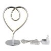 Globo Amore Tischleuchte LED Chrom, 1-flammig