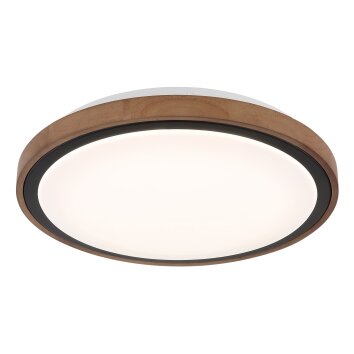 Globo Bruno Deckenleuchte LED Braun, Schwarz, 1-flammig