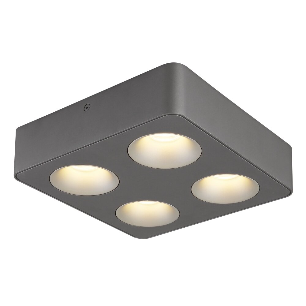 Globo Hangarau Deckenleuchte LED Grau, 1-flammig main product photo