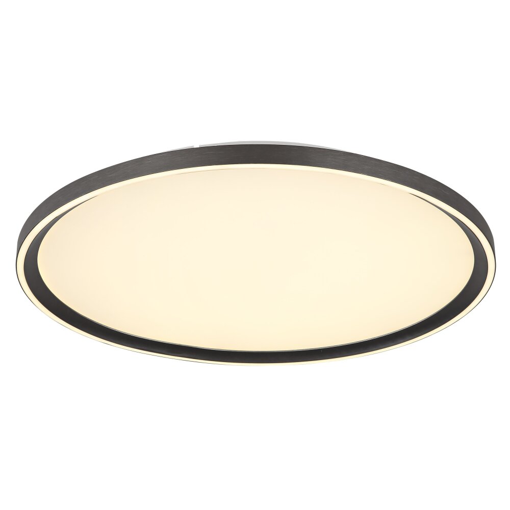 Globo Dublin Deckenleuchte LED Grau, 1-flammig, Fernbedienung main product photo