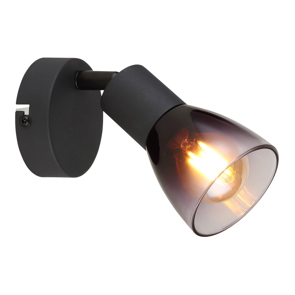 Globo Satella Strahler Schwarz, 1-flammig main product photo