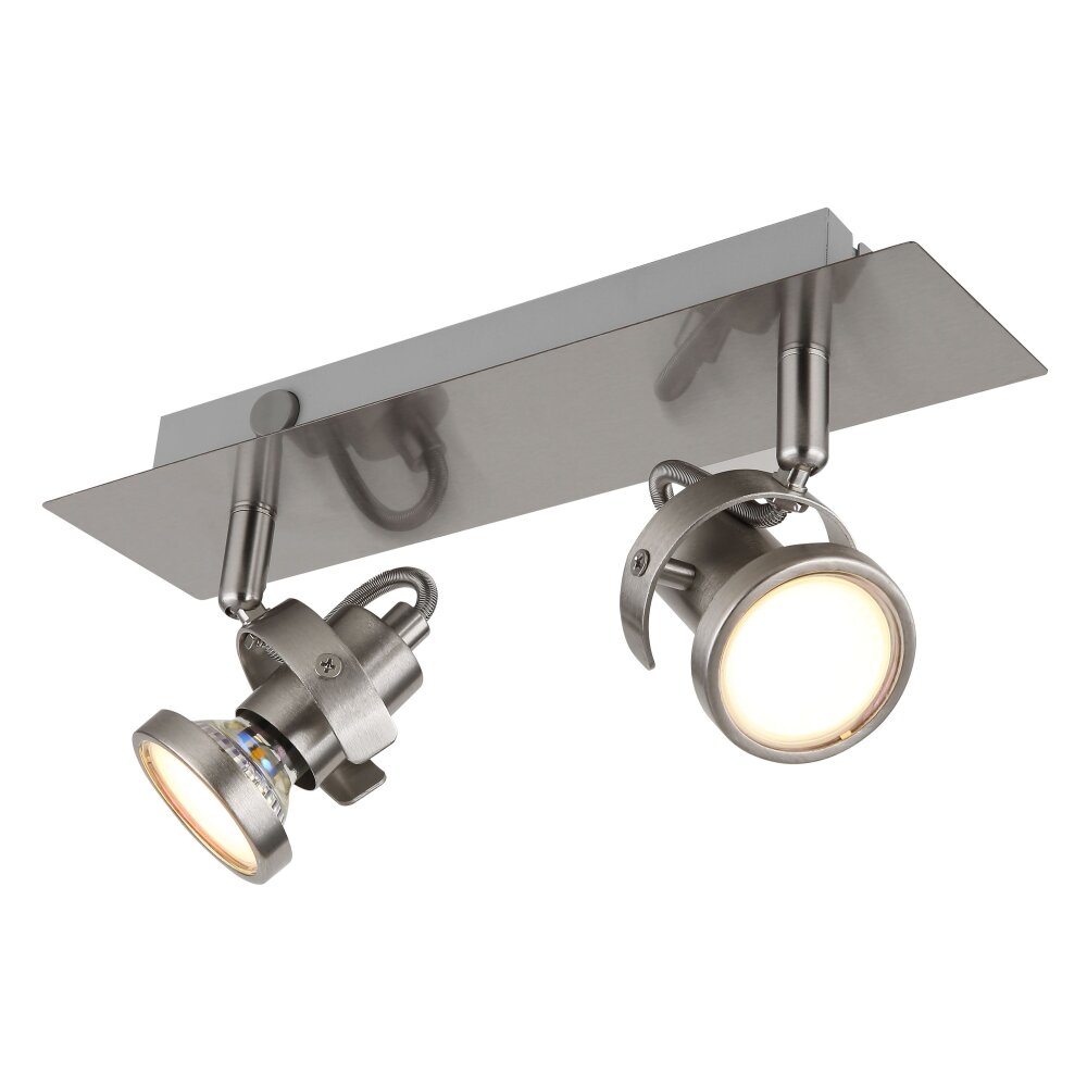 Globo Verpax Strahler Nickel-Matt, 2-flammig main product photo