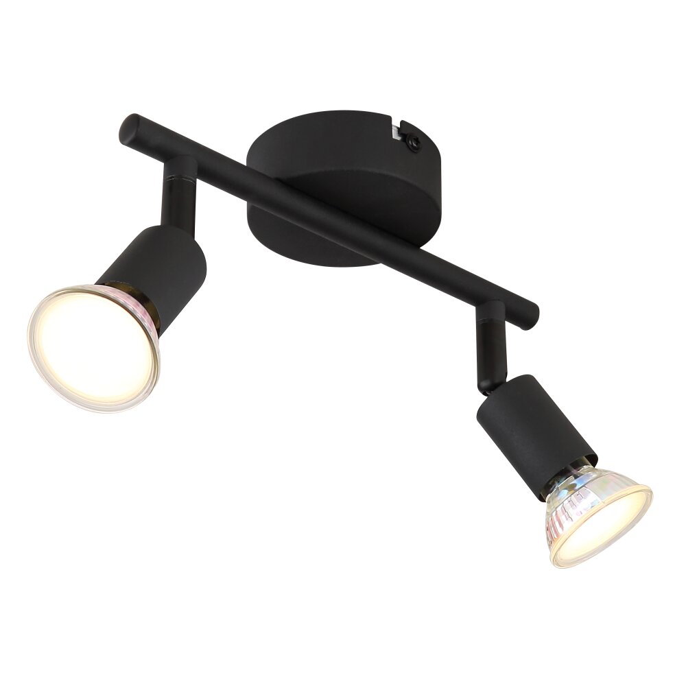 Globo Matrix Strahler Schwarz, 2-flammig main product photo