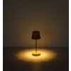 Globo Carlos Tischleuchte LED Chrom, Sandfarben, 1-flammig