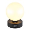 Globo Grada Tischleuchte LED Schwarz, 1-flammig