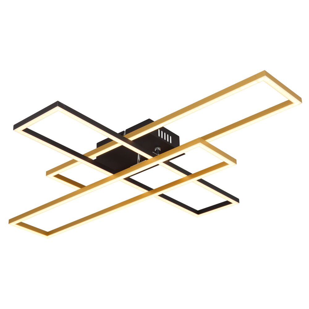Globo Dakari Deckenleuchte LED Schwarz, 1-flammig main product photo