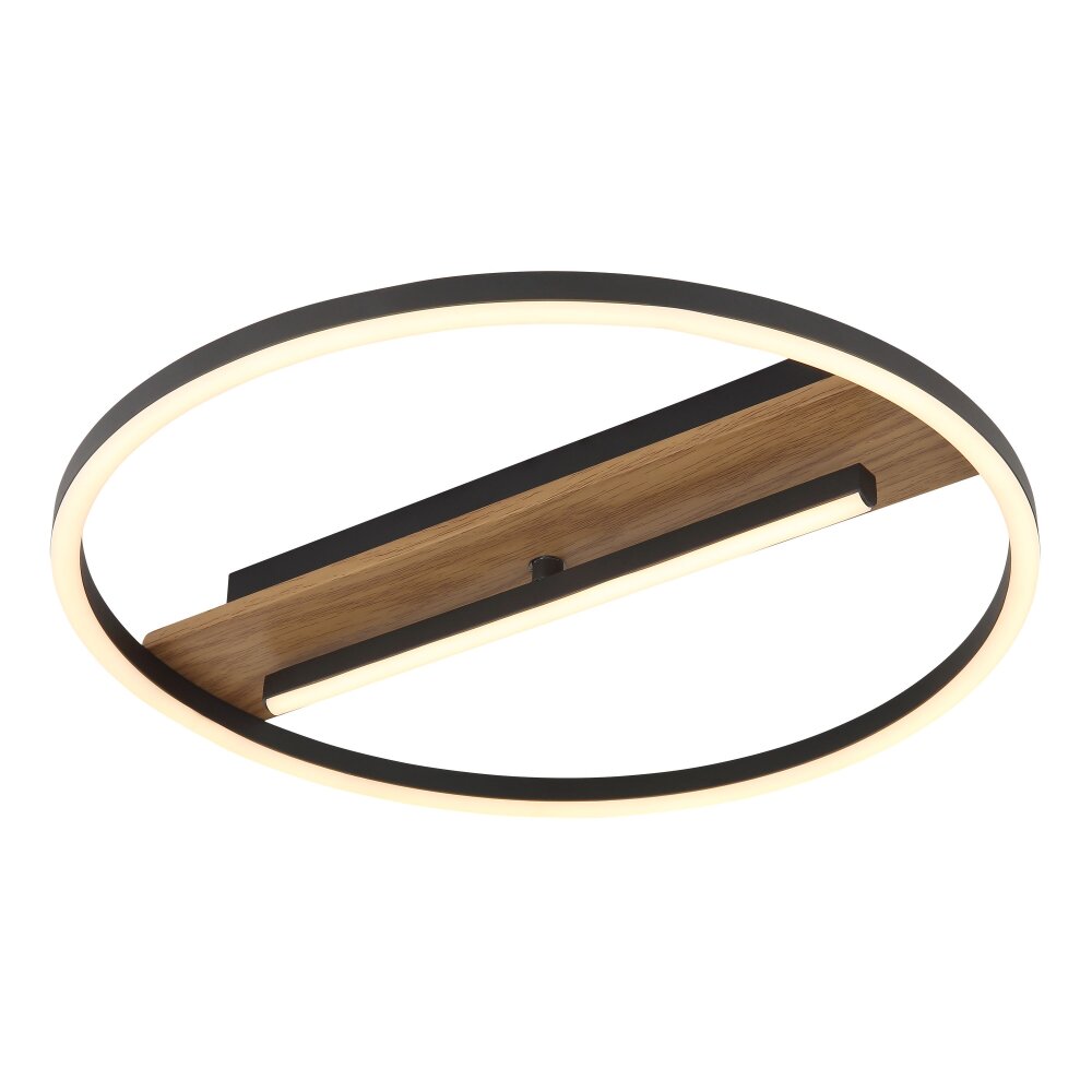 Globo Pikara Deckenleuchte LED Holzoptik, 1-flammig main product photo