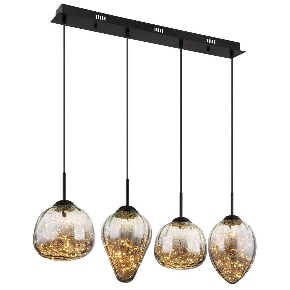 Globo Firefly Hängeleuchte LED Schwarz, 1-flammig main product photo