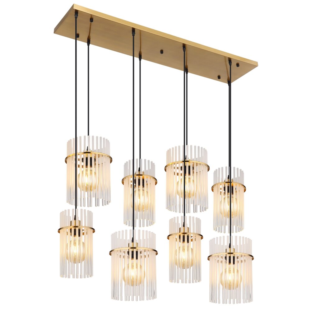 Globo Gorley Hängeleuchte Gold, 8-flammig main product photo