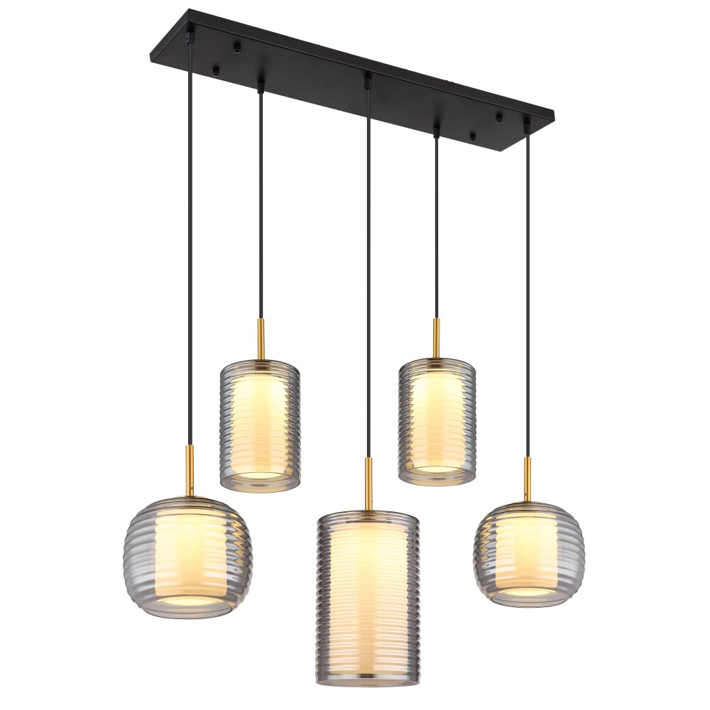 Globo Lampigna Hängeleuchte LED Messing, Schwarz, 1-flammig main product photo
