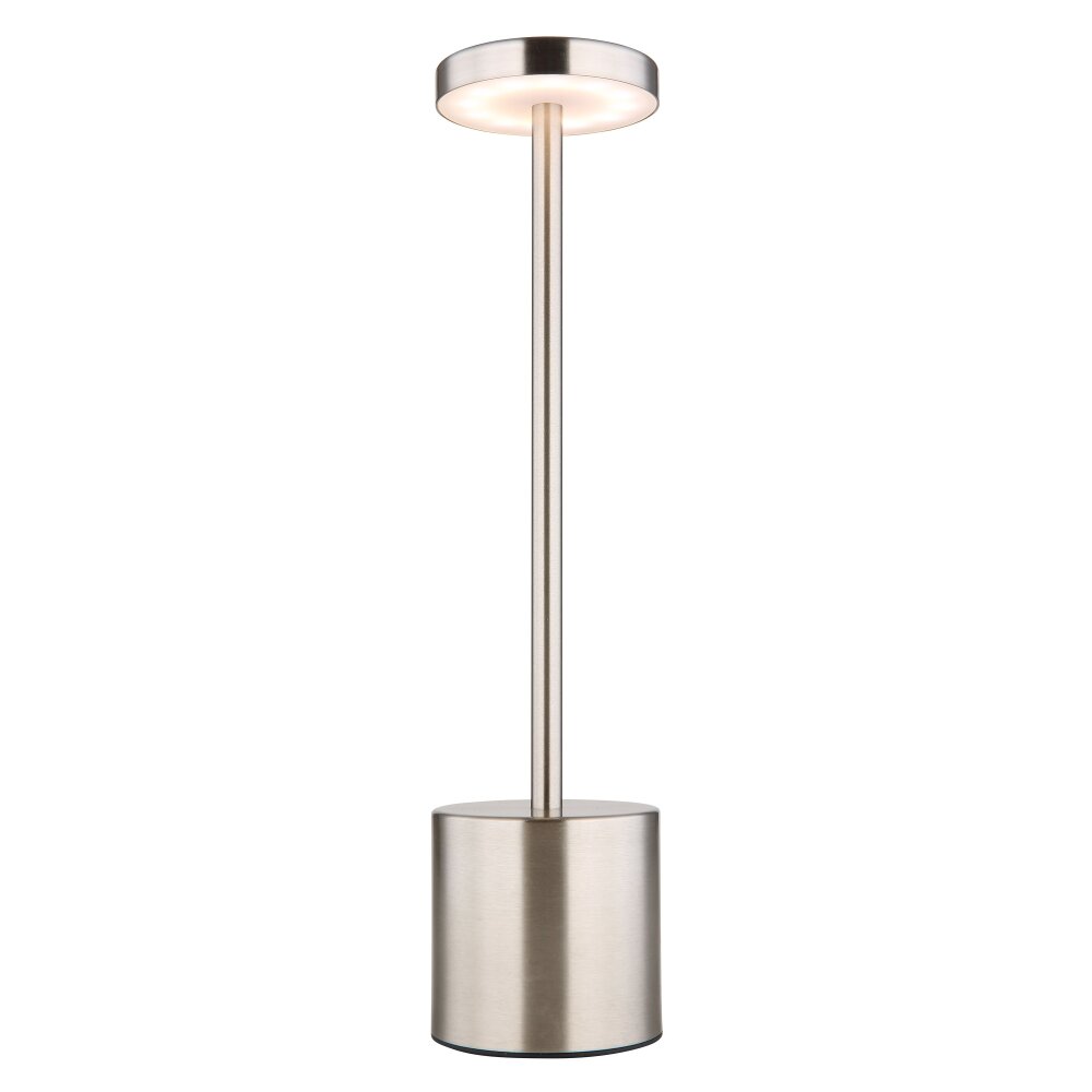 Globo Polina Tischleuchte LED Nickel-Matt, 1-flammig main product photo