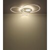 Globo Invertina Deckenleuchte LED Silber, 1-flammig, Fernbedienung