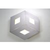 Bopp Leuchten BOX COMFORT Wandleuchte LED Silber, 3-flammig